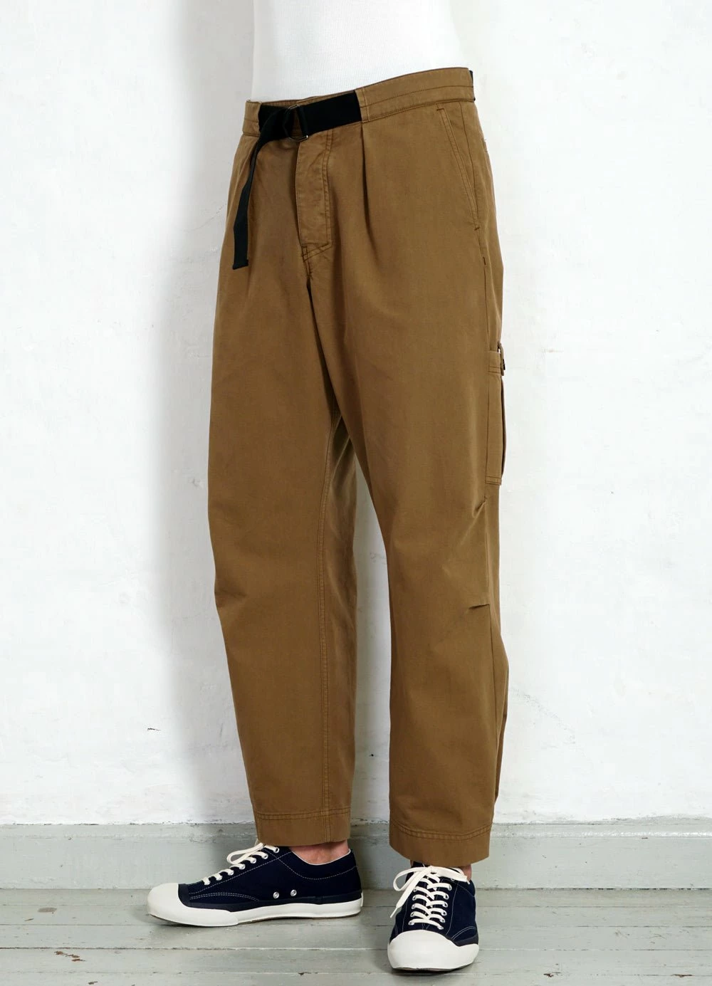 HANSEN GARMENTS KARLO | Wide Cut Utility Trousers | Khaki - Image 3