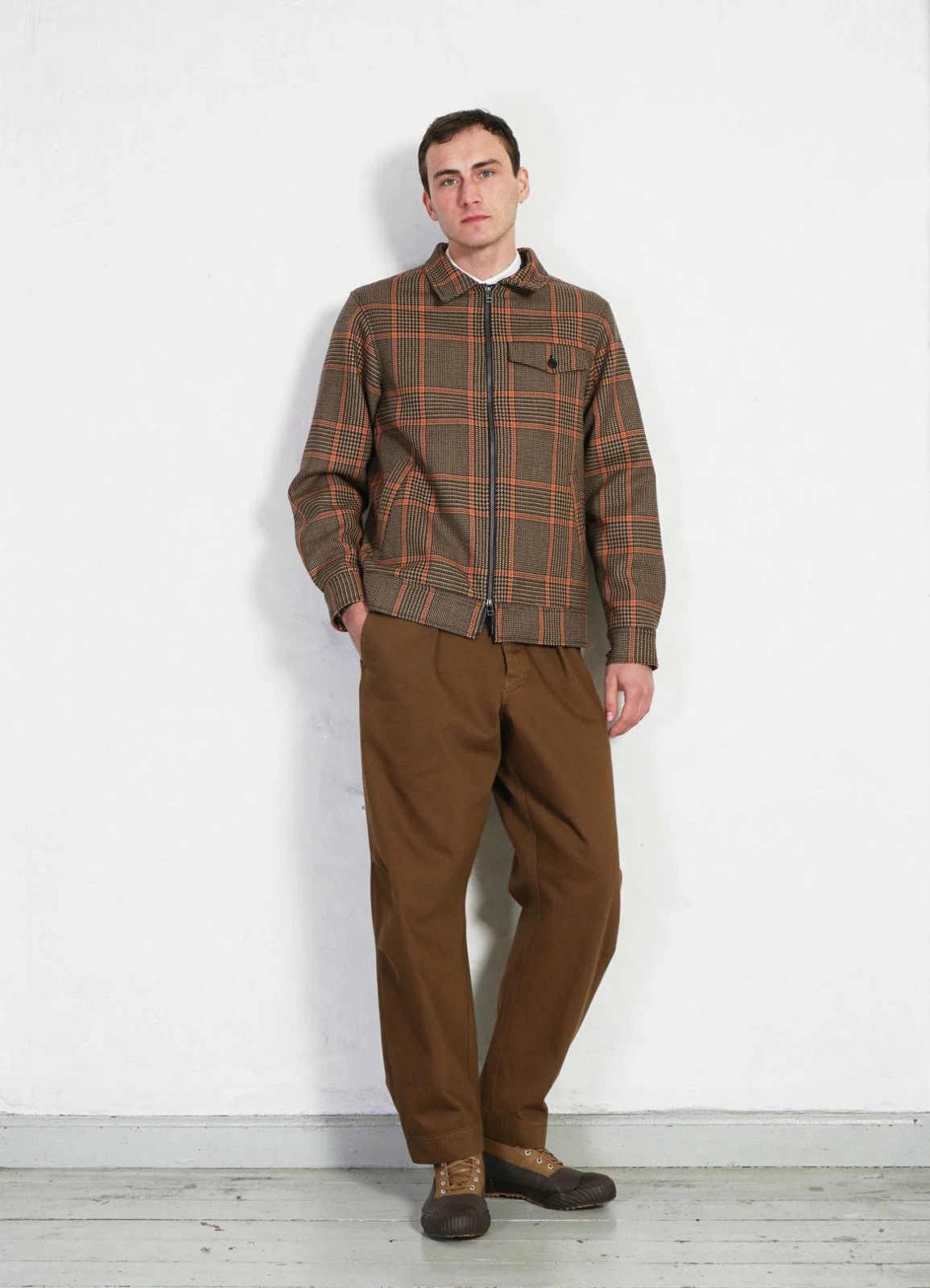 HANSEN GARMENTS KARLO | Wide Cut Utility Trousers | Nut - Image 9