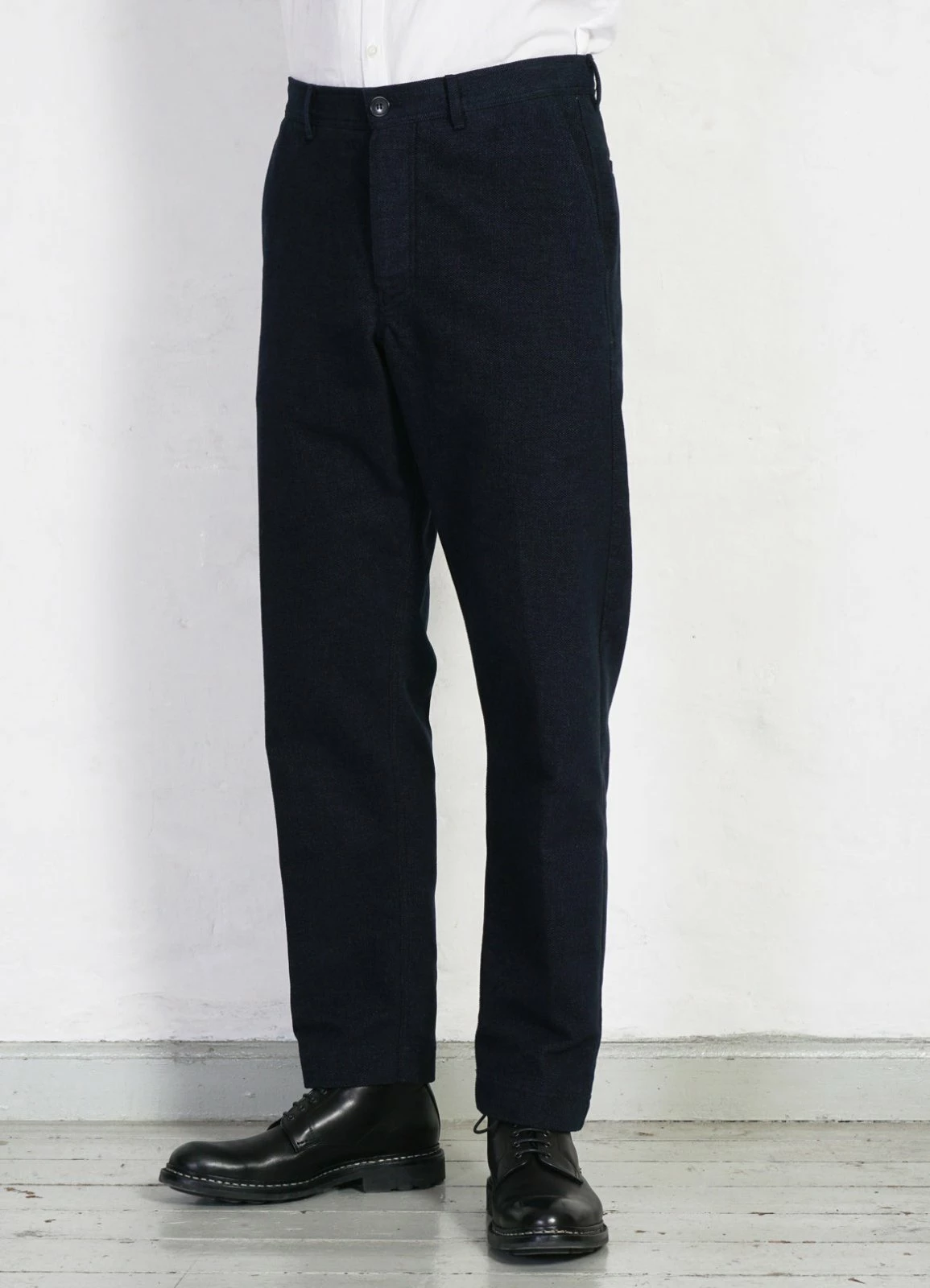 HANSEN GARMENTS KEN | Wide Cut Trousers | Broken Blue - Image 4