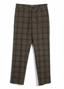 HANSEN GARMENTS KEN | Wide Cut Trousers | Checkered