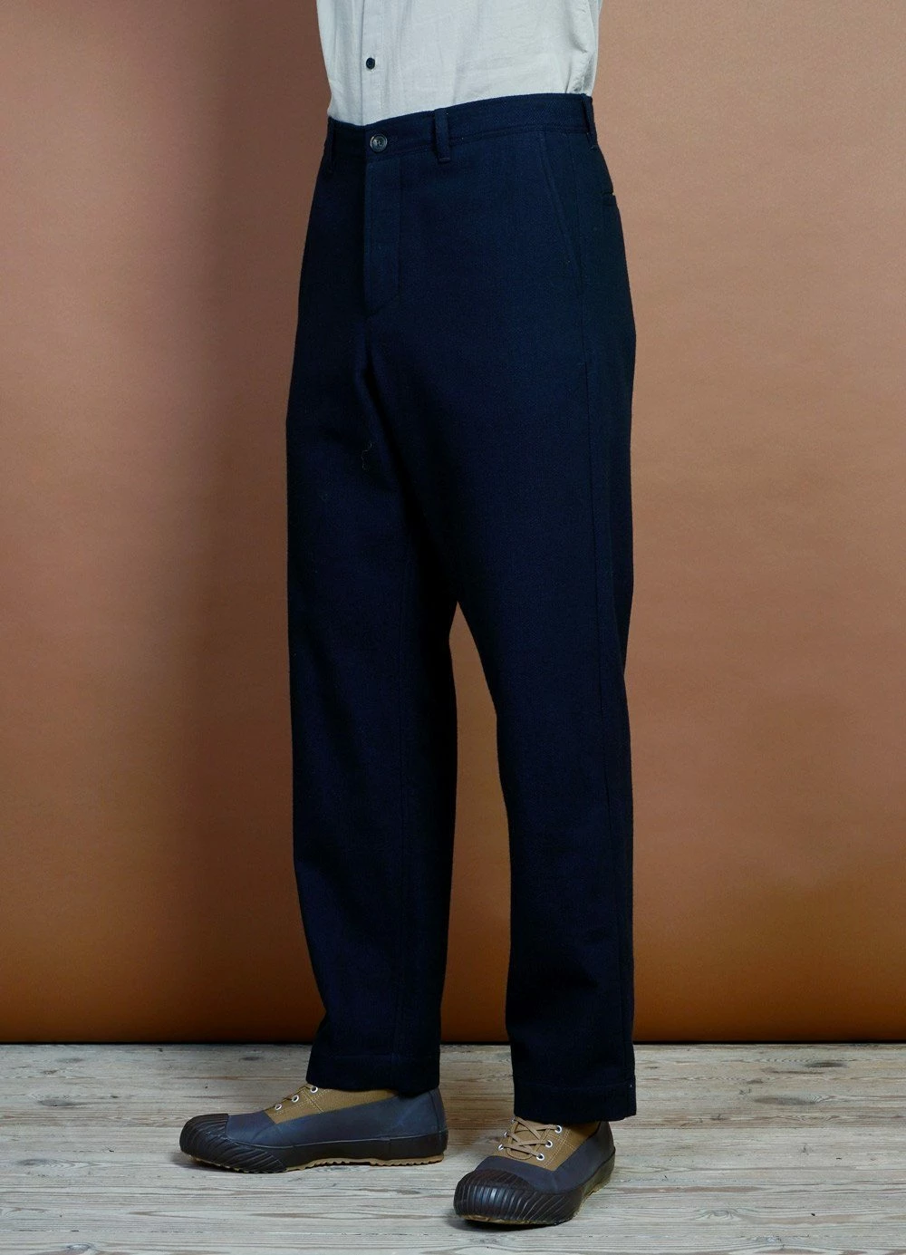 HANSEN GARMENTS KEN | Wide Cut Trousers | Deep Indigo - Image 4