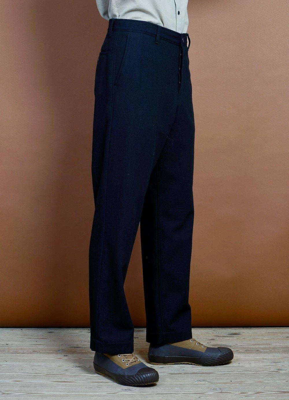 HANSEN GARMENTS KEN | Wide Cut Trousers | Deep Indigo - Image 6