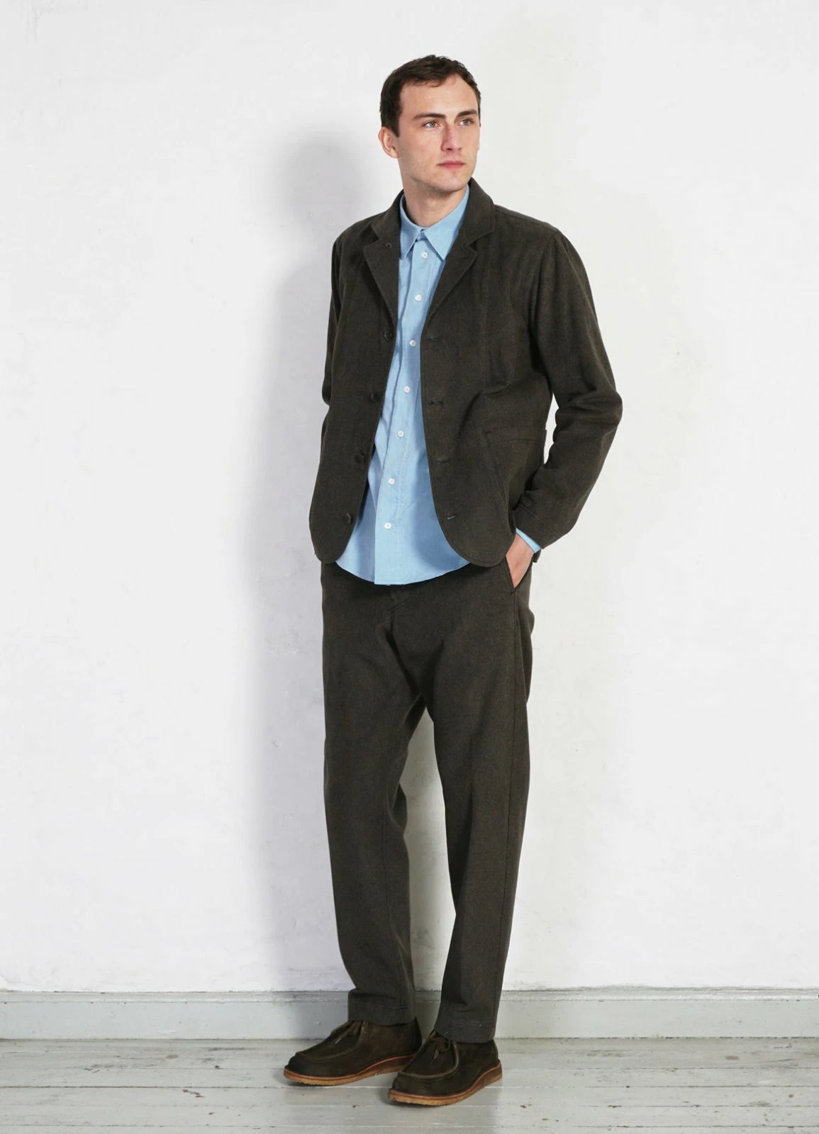 HANSEN GARMENTS KEN | Wide Cut Trousers | Greenish - Image 9