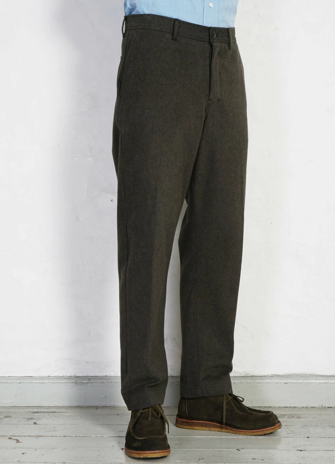 HANSEN GARMENTS KEN | Wide Cut Trousers | Greenish - Image 2