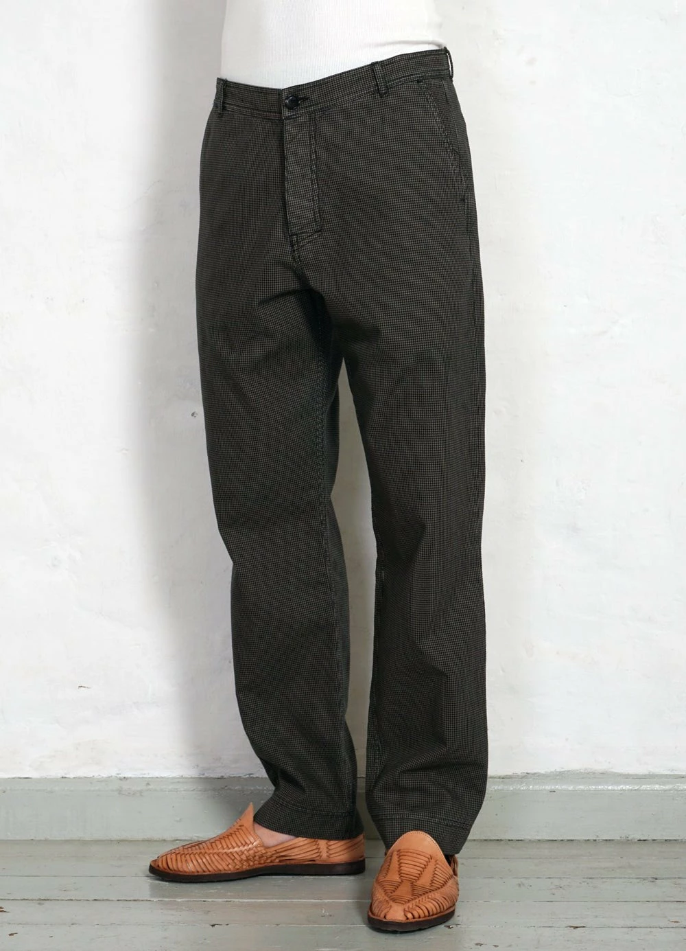 HANSEN GARMENTS KEN | Wide Cut Work Trousers | Black Sand - Image 2