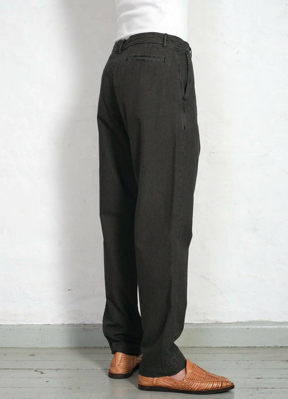 HANSEN GARMENTS KEN | Wide Cut Work Trousers | Black Sand - Image 3