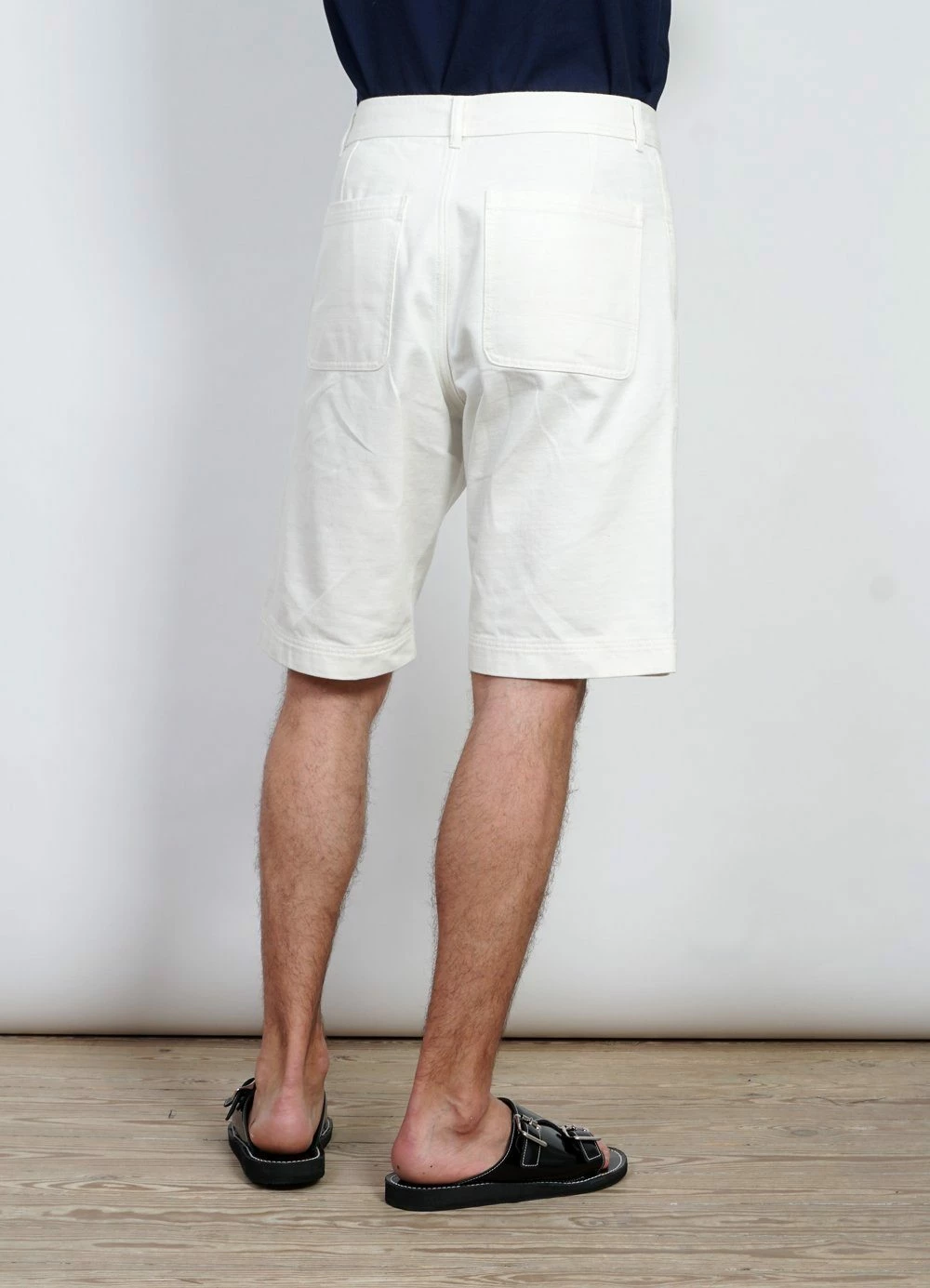 HANSEN GARMENTS LENNY | Casual Work Shorts | Ecru - Image 4