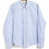 HANSEN GARMENTS RAYMOND | Relaxed Classic Shirt | Big Blue Stripes