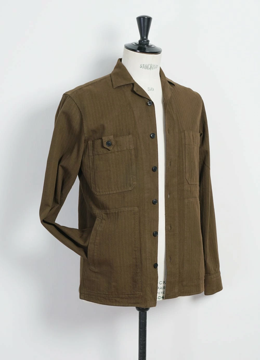 HANSEN GARMENTS SAM | Casual Over Shirt | Plant - Image 5