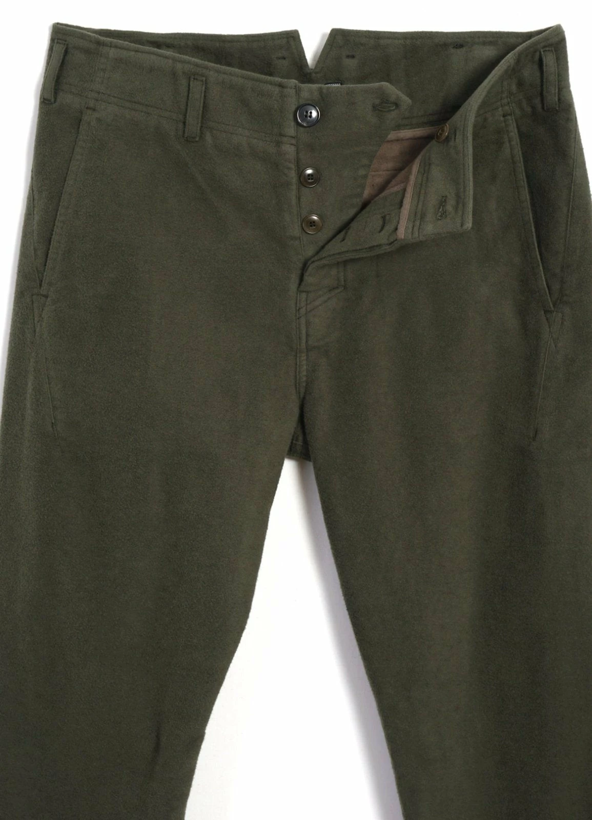 HANSEN GARMENTS SVENNING | Slim Fit Trousers | Dark Green - Image 5