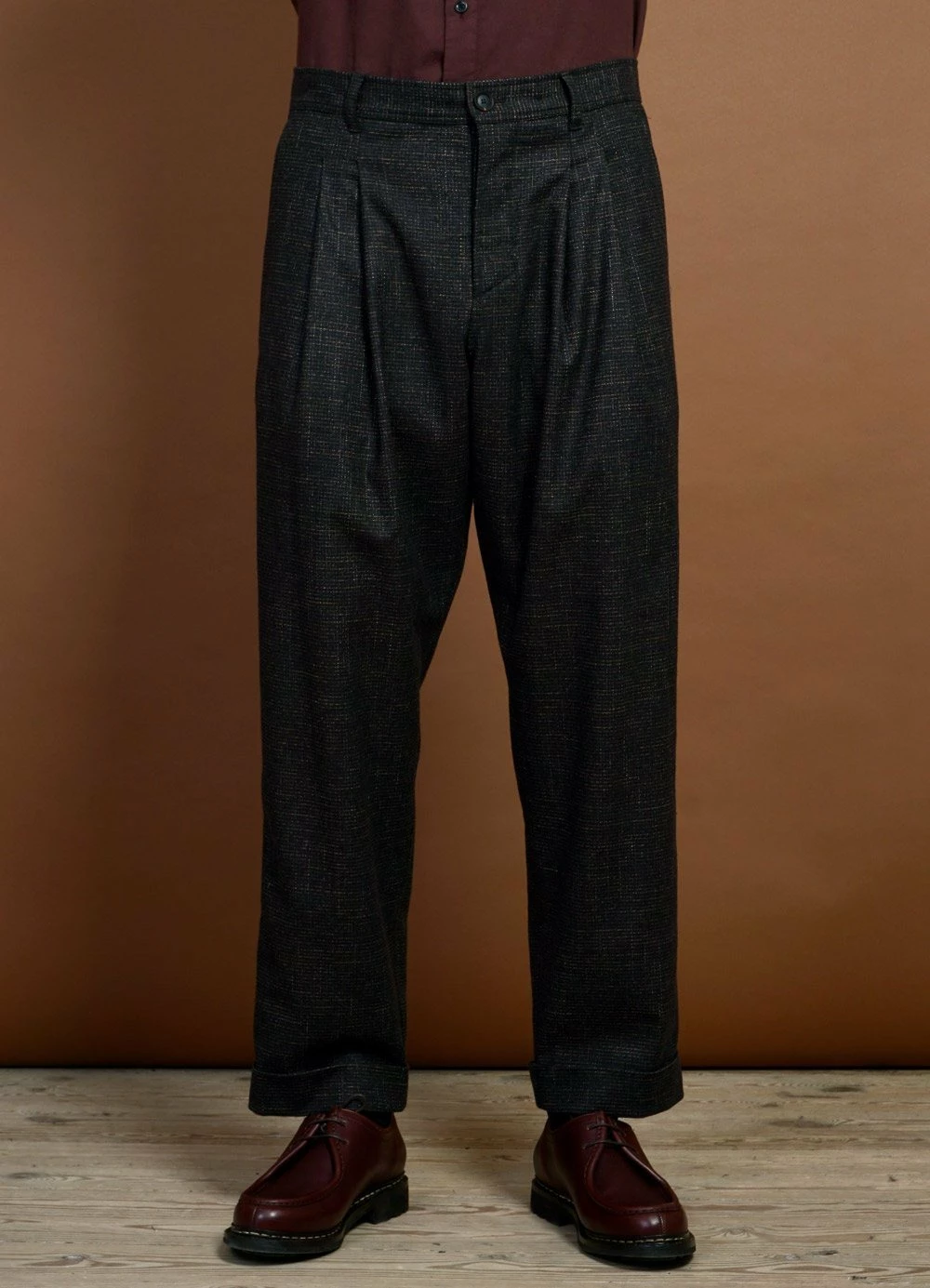 HANSEN GARMENTS SYLVESTER | Double Pleated Trousers | Macchiato - Image 4