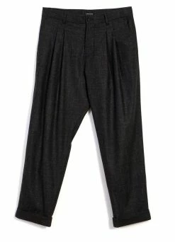HANSEN GARMENTS SYLVESTER | Double Pleated Trousers | Macchiato