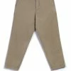 HANSEN GARMENTS TRYGVE | Wide Cut Cropped Trousers | Beige