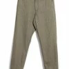 HANSEN GARMENTS TRYGVE | Wide Cut Cropped Trousers | Safari