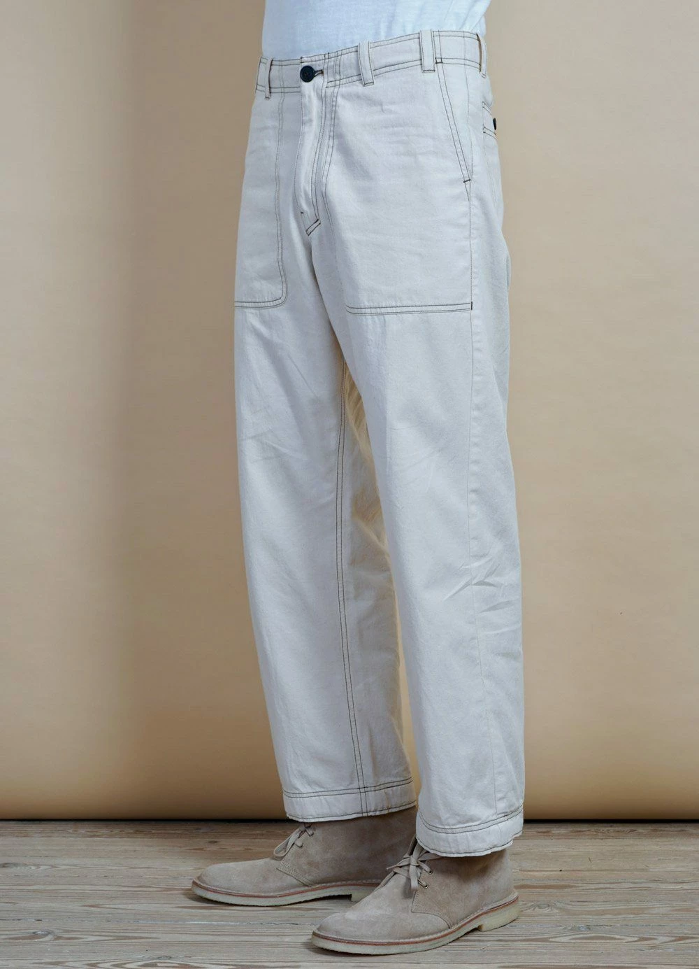 HANSEN GARMENTS VILLE | Loose Fit Trousers | Nature - Image 3