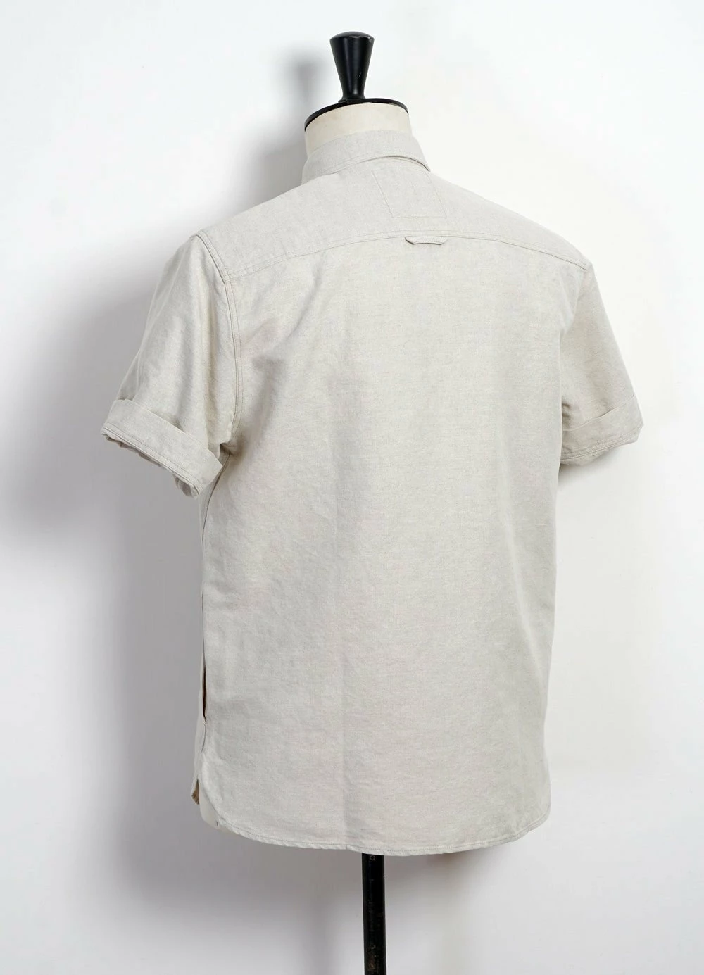 HANSEN GARMENTS VILLY | Short Sleeve Shirt | Flax Nature - Image 6